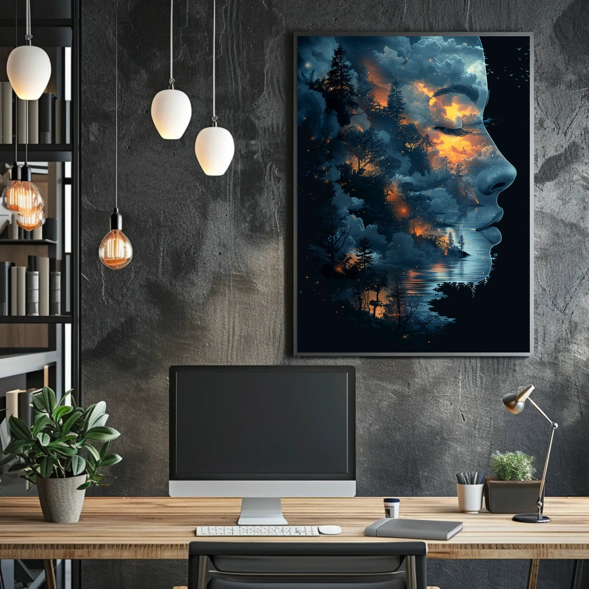 Dreamscape Reflection Poster