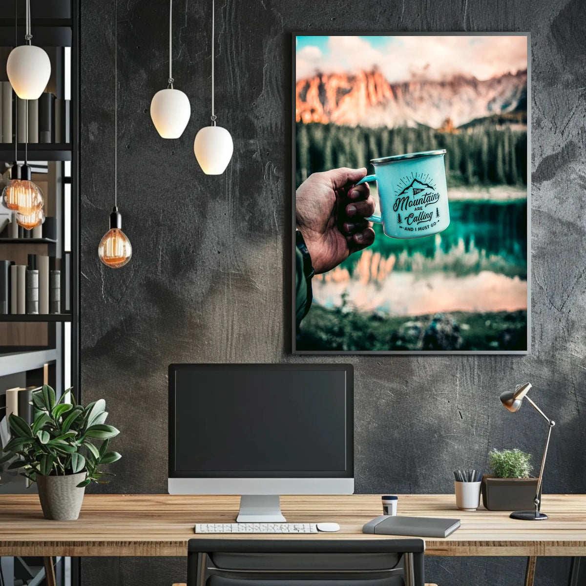 The Mountains Are Calling Poster