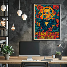 William McKinley Gift Vintage Presidential Tribute Poster