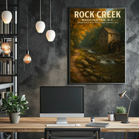 Rock Creek Urban Oasis In Washington, Poster
