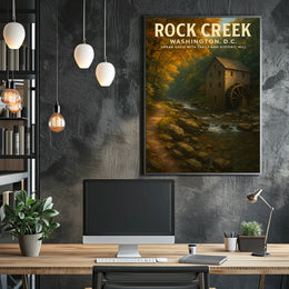 Rock Creek Urban Oasis In Washington, Poster