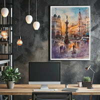 Madrid A Vibrant Cityscape Poster