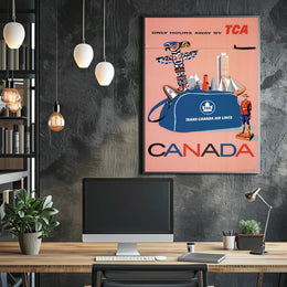 Vintage Trans-Canada Air Lines Travel Poster PosterGoat
