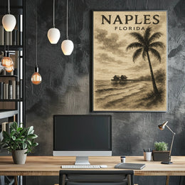 Naples Florida Serene Coastal Escape Poster Wall Art