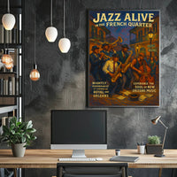 Jazz Performance in New Orleans Music or Concert Poster