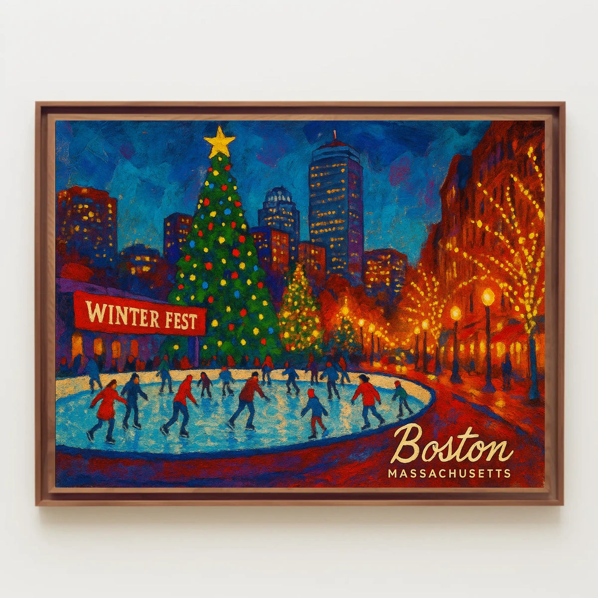 Winter Fest in Boston Poster