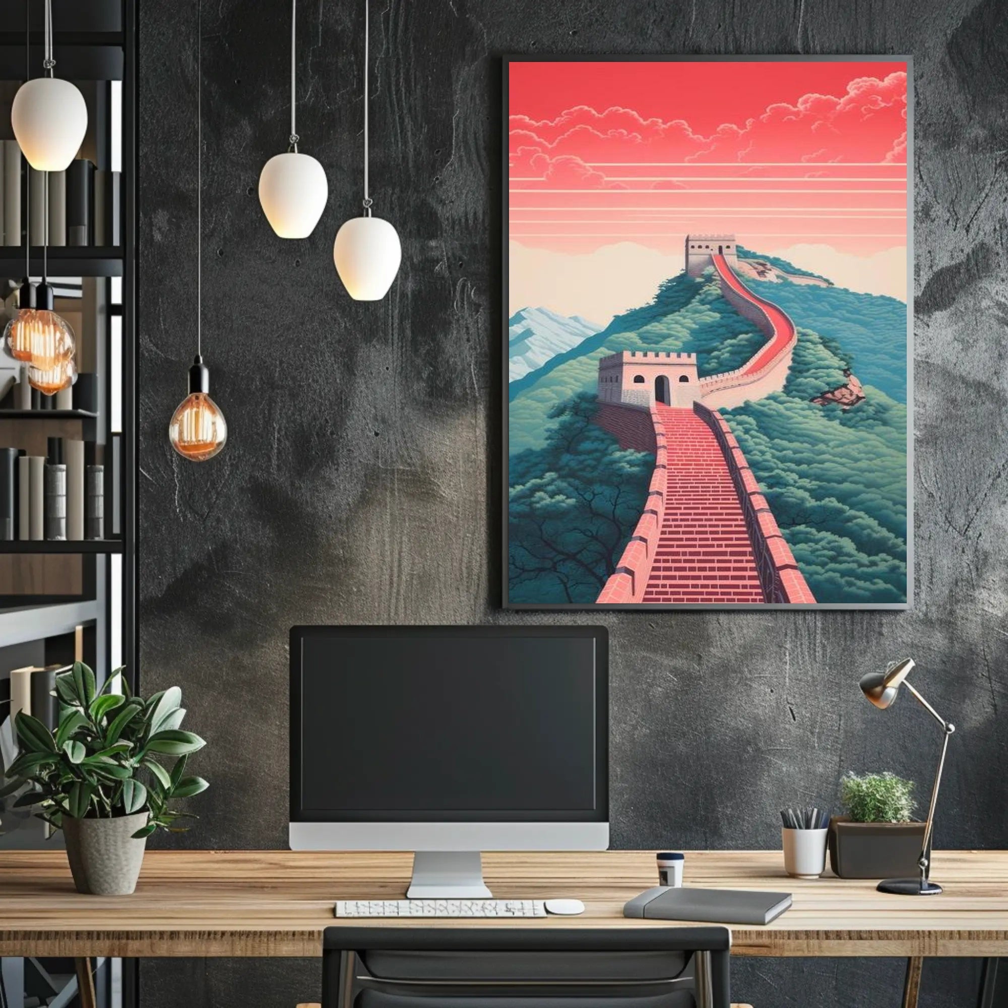 Serene Pathway Poster PosterGoat