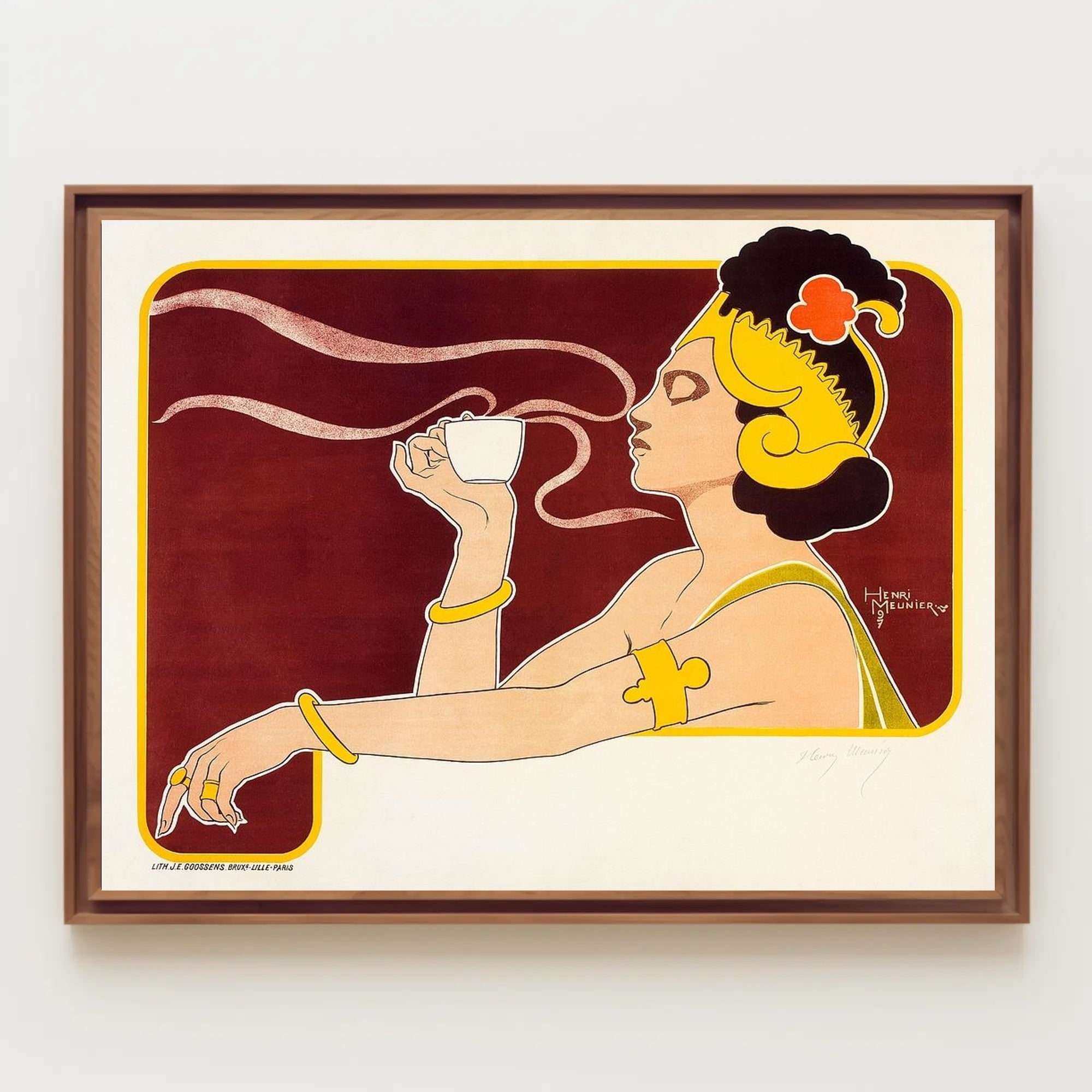 Art Nouveau Elegance Poster