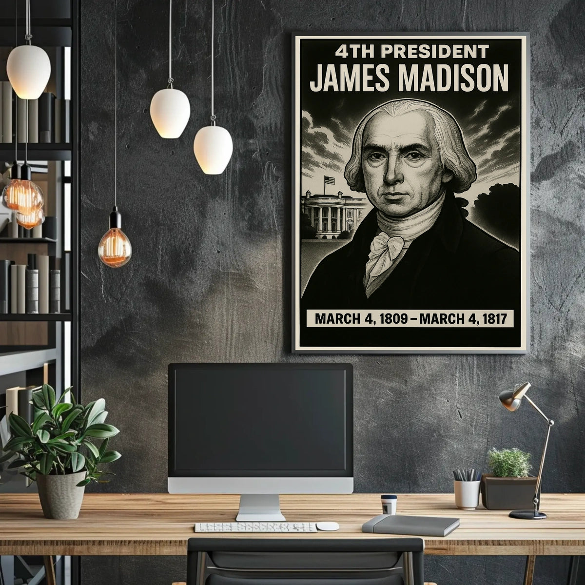 James Madison 4Th President Poster