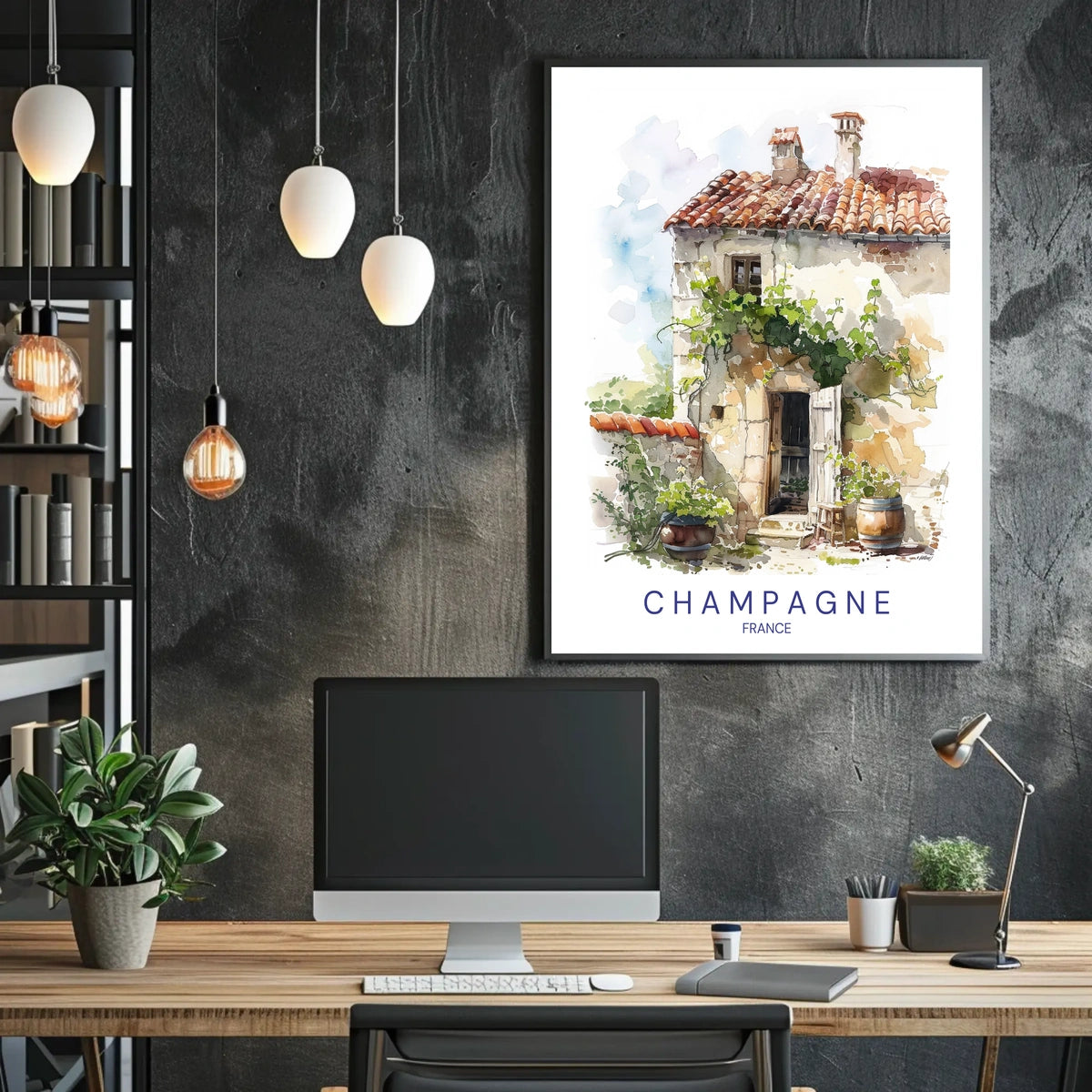 Champagne Charm Poster
