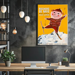 Rochers de Naye Ski Resort Poster PosterGoat