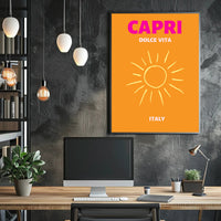 Capri Dolce Vita Travel Poster PosterGoat