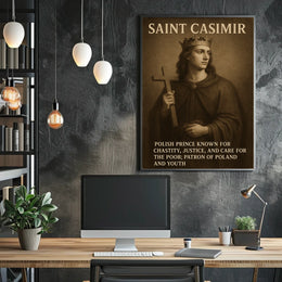 Saint Casimir Patron Of Poland And Poster