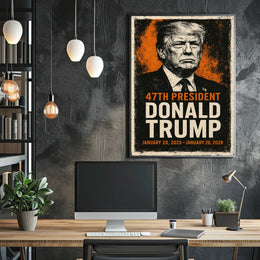 Trump Statesman Legacy Grunge Patriotic Poster