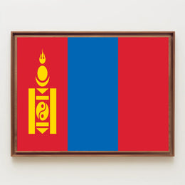 Mongolia Flag Poster