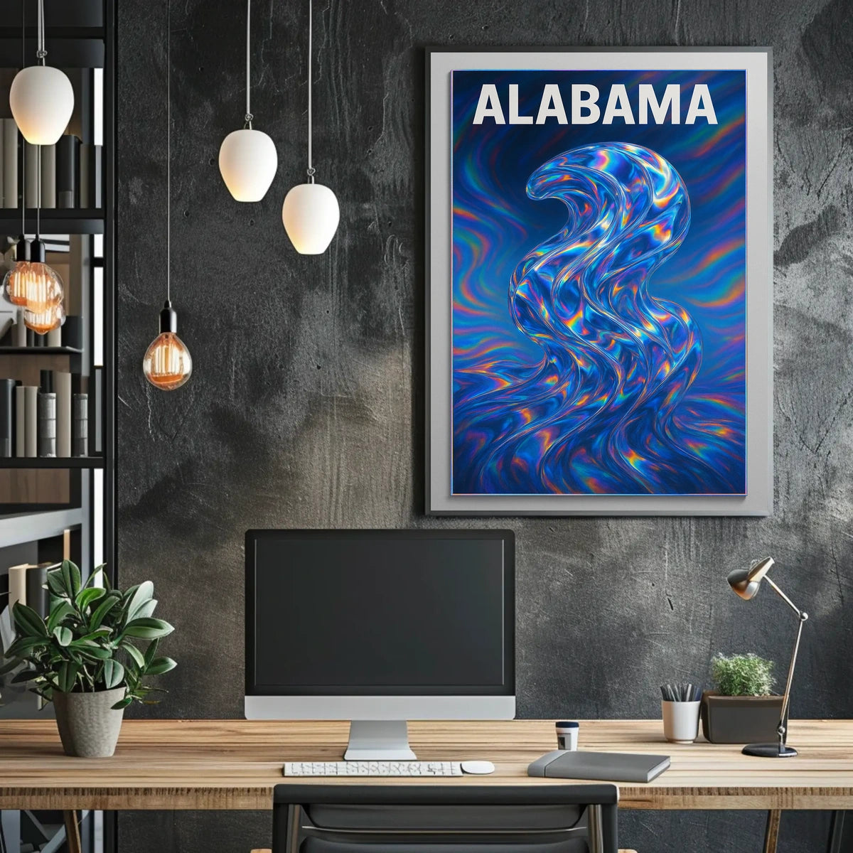 Alabama Waves Poster