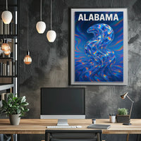 Alabama Waves Poster