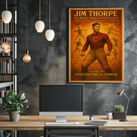 Jim Thorpe: A Legacy of Athleticism and Honor Poster