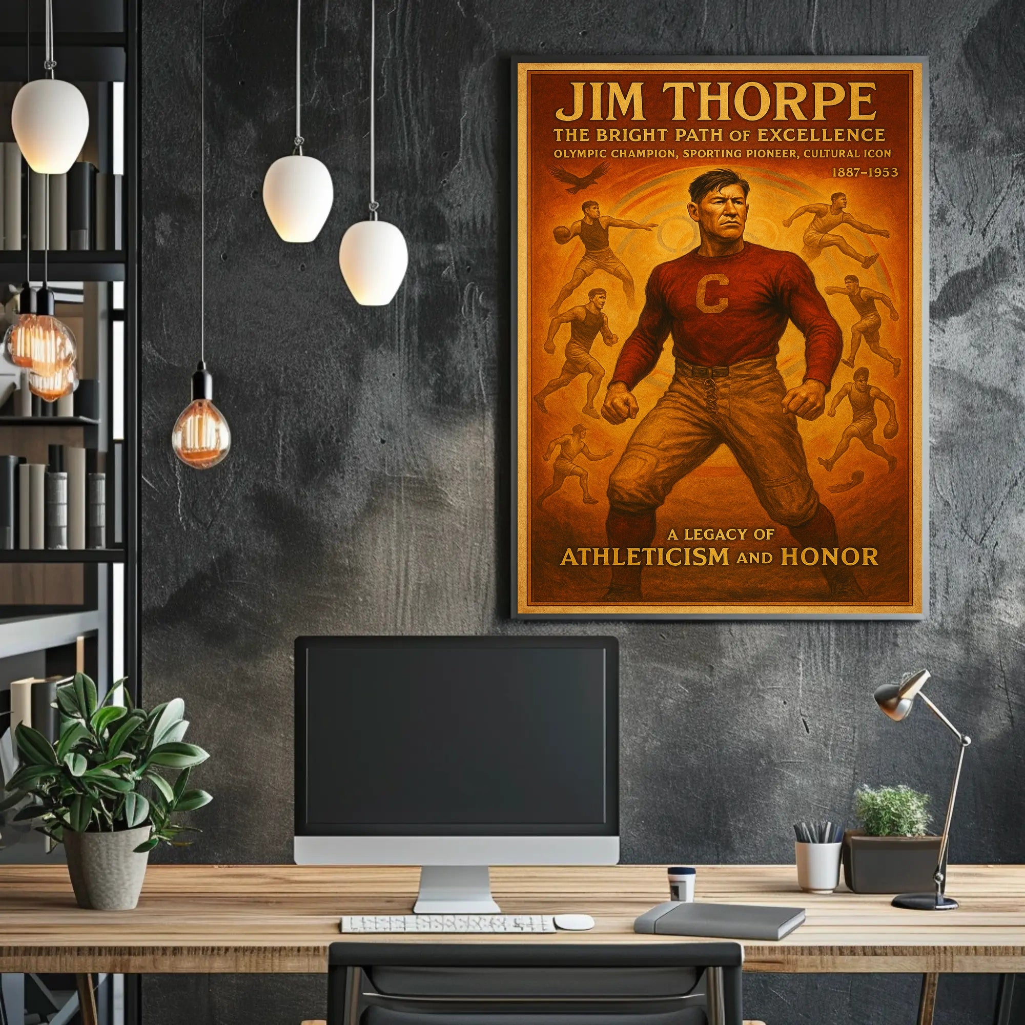 Jim Thorpe: A Legacy of Athleticism and Honor Poster