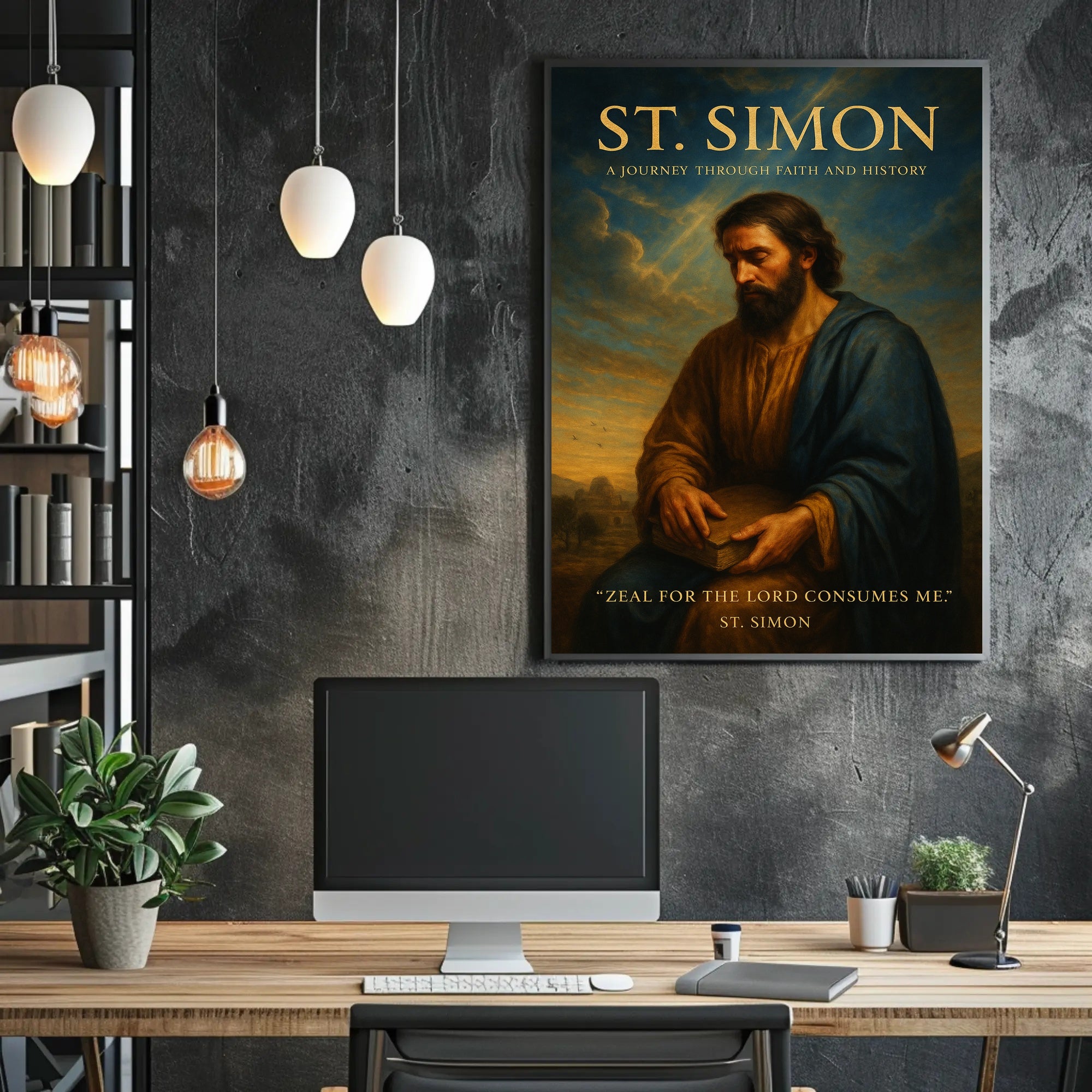 St. Simon A Journey Through Faith Poster