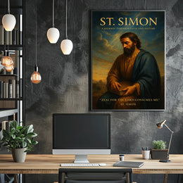 St. Simon A Journey Through Faith Poster