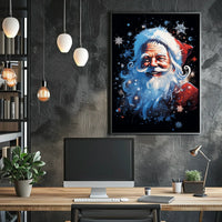 Santa Claus Festive Art Print Poster Abstract, Artistic Category