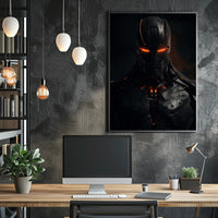 Futuristic Warrior Poster