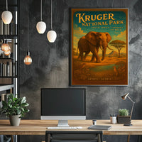Kruger National Park Experience the Wild Poster