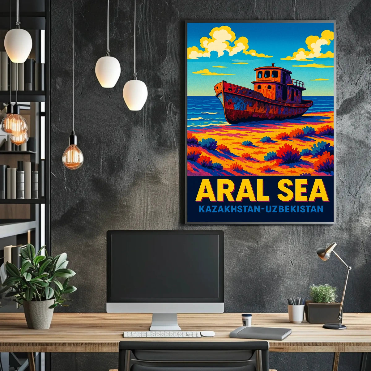 Aral Sea Kazakhstan-Uzbekistan Poster