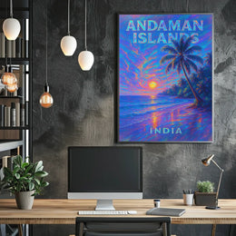 Andaman Islands Sunset Poster