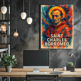 Saint Charles Borromeo Poster