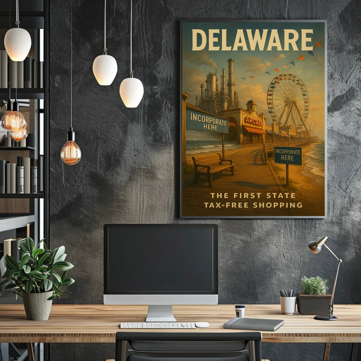 Delaware The First State Poster