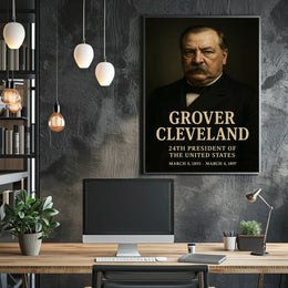 Grover Cleveland 24th President Poster