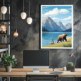 Lake Clark National Park Scenic Poster Print