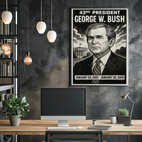 George W. Bush 43Rd President Poster