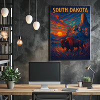 South Dakota Scenic Poster
