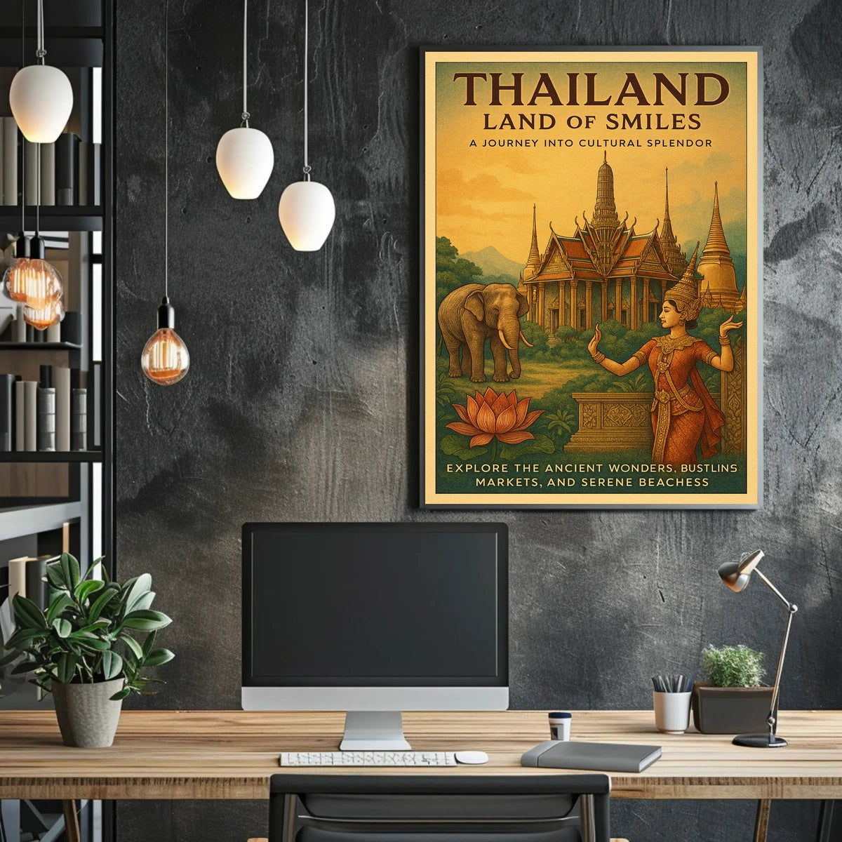 Thailand Land Of Smiles Poster