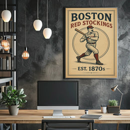 Boston Red Stockings Est. 1870s Poster