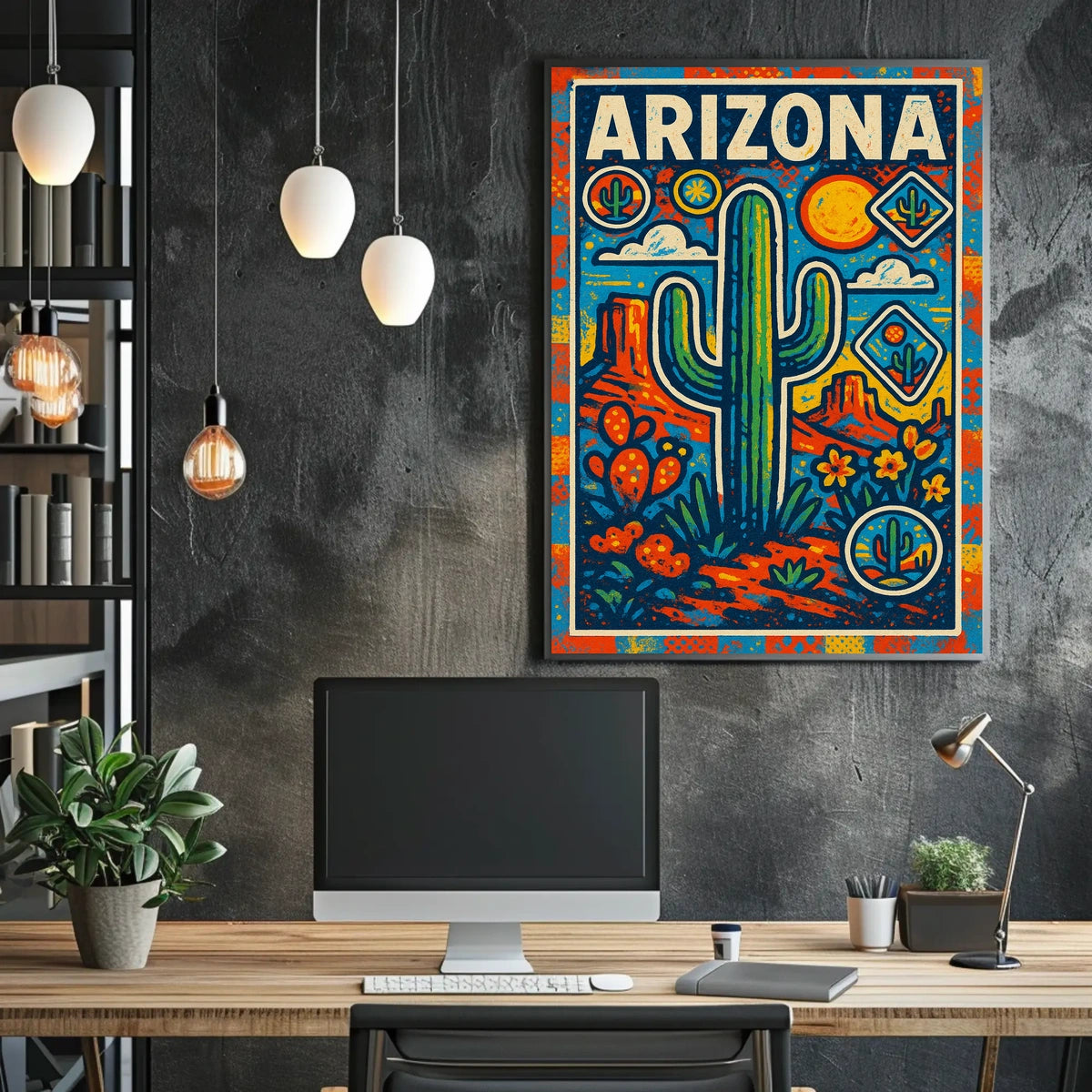 Arizona Desert Vibes Poster