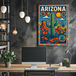 Arizona Desert Vibes Poster