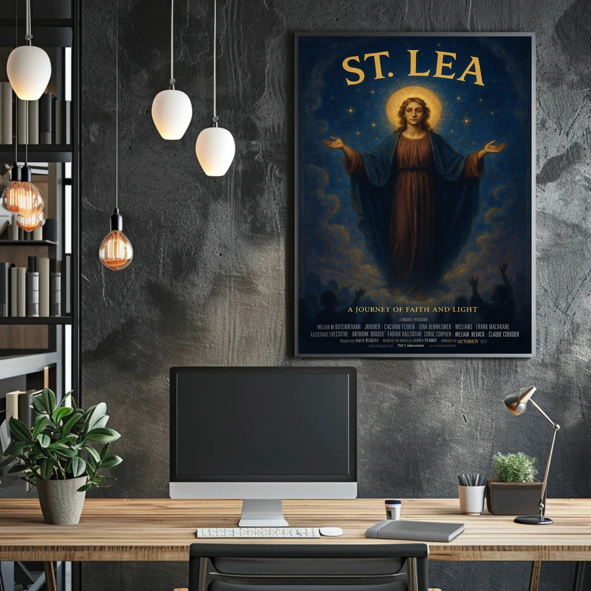 St. Lea A Journey Of Faith And Light Poster