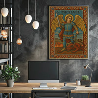 Saint Michael The Archangel Poster