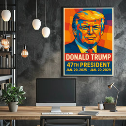 Donald Trump 47th President Poster