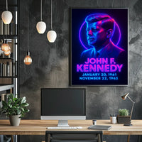 John F Kennedy 35th President Vintage Poster