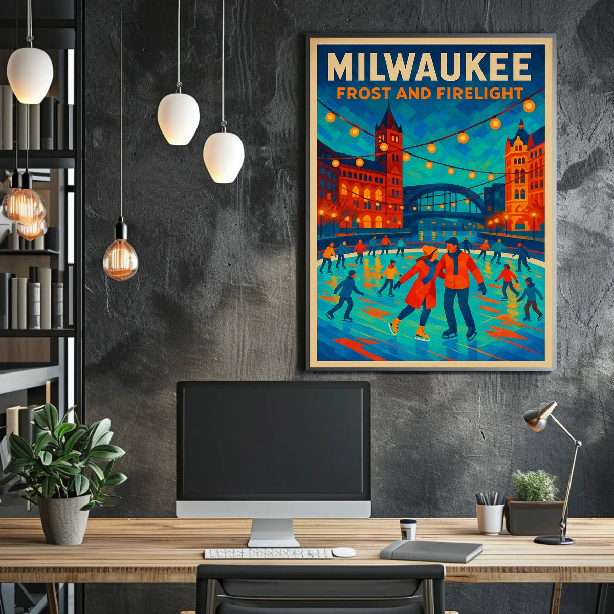 Milwaukee Frost And Firelight Poster