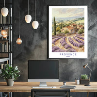 Lavender Fields of Provence Poster PosterGoat