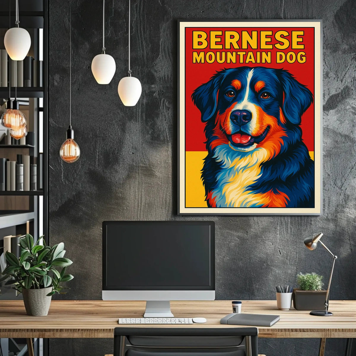 Bernese Mountain Dog Poster