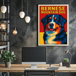 Bernese Mountain Dog Poster
