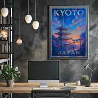 Kyoto, Japan A Scenic Tribute Poster