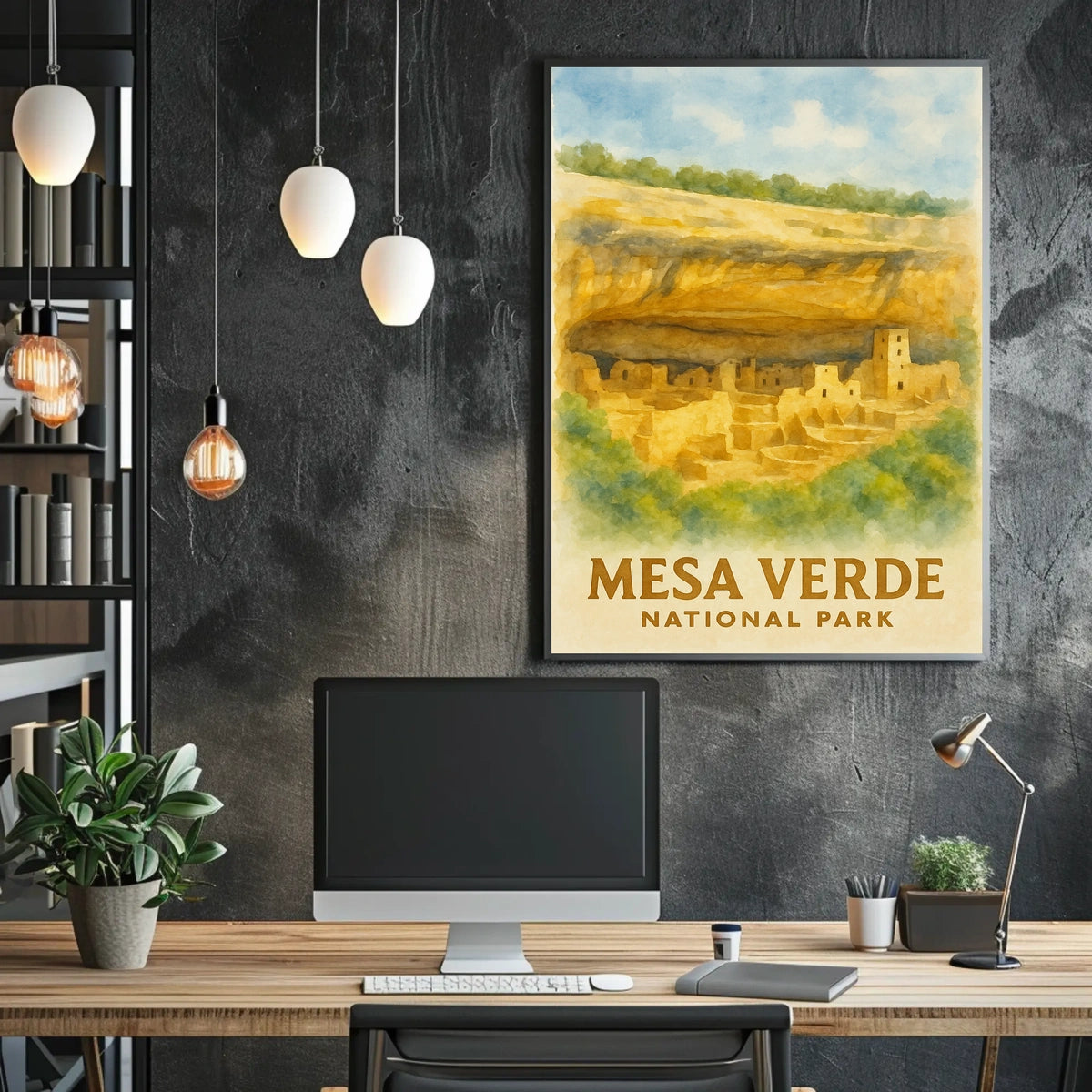 Mesa Verde National Park Scenic Poster